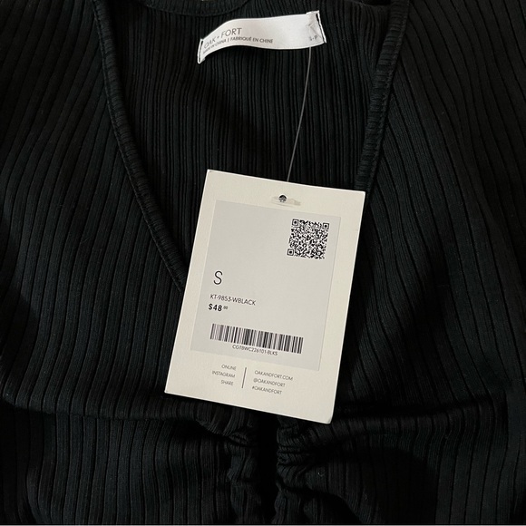 Oak + Fort Drawstring Front Top - Picture 3 of 3